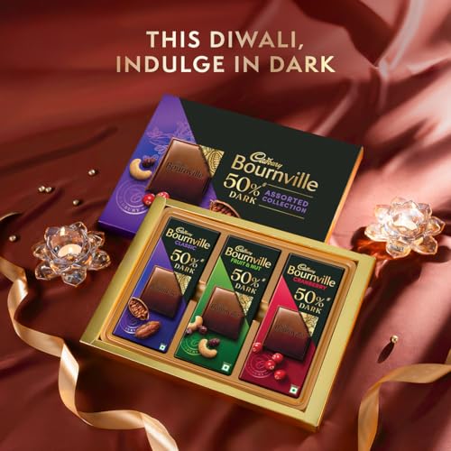 Image of Cadbury Bournville 50% Dark Chocolate Assorted Collection Gift Pack, 228 g