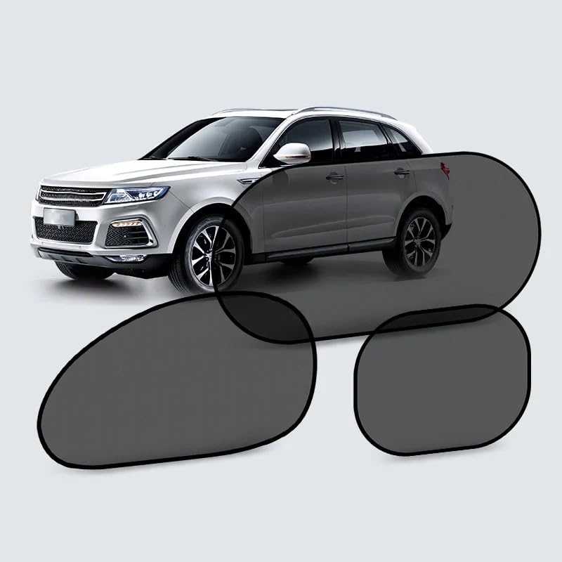 Parasol ventanilla coche plegable con ventosas para protección UV lateral 6