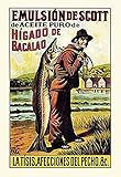 Buyenlarge 0-587-01112-2-G1624 Scott's Emulsion of Cod Oil Fine Art Giclee Print, 16' x 24'