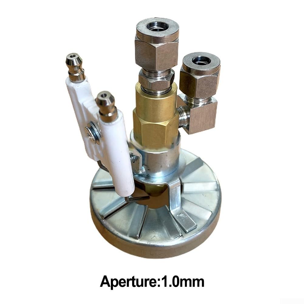 Buse de brûleur d'huile usée, siphon en acier inoxydable, pour huile lourde, huile usée, huiles végétales, 78 mm (1,0 mm)