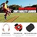 Agility Speed Training Equipment Set - 20ft Speed Ladder, 12 Cones, 4 Adjustable Hurdles, Jump Rope, Parachute, Ideal for Basketball, Football, Soccer, for Kids, Youth, Adults
