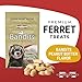 Marshall Bandits Premium Ferret Treats – Peanut Butter Flavor – 3 oz – Soft, Chewy Snacks for Training, Bonding & Daily Treating