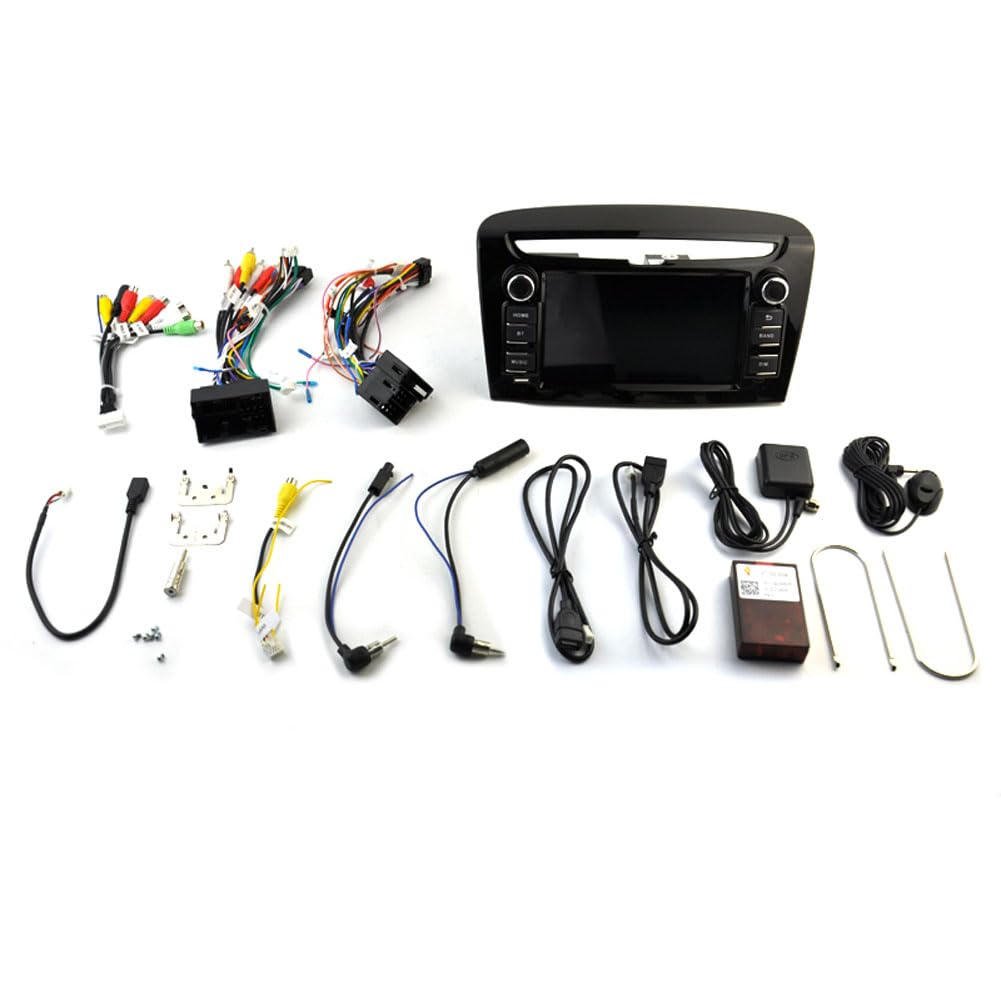 Autoradio da 7 pollici per Lancia Ypsilon Chrysler Ypsilon 2011-2020 Android 15 Carplay Navigazione Radio Lettore Video Multimediale Touch Screen Bluetooth GPS WiFi Android Auto (4 Core 2+32GB)