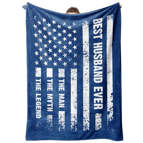 musaecoin Birthday Gifts for Husband- Cool Blanket for Husbands- Anniversary/Birthday Gifts for Husband, Soft Useful Blanket Throw for Bed Sofa Car, 60”×50”