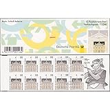 Goldhahn Markenqualität Goldhahn BRD Bund Markenheft 35I mZb mit Zählbalken + Plattenfehler Briefmarken für Sammler