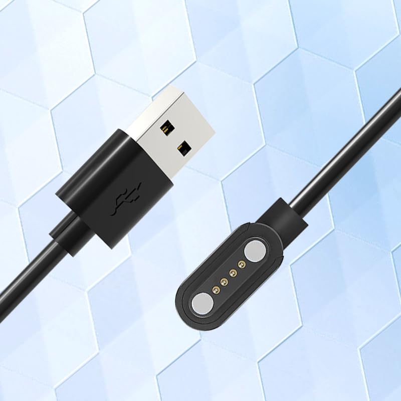 for Canmore Golf GPS HG200/ HG200 Plus/H300 Charger,Magnetic Replacement Charging Cable Compatible with Canmore Golf GPS HG200/ HG200 Plus/H300 (Black)