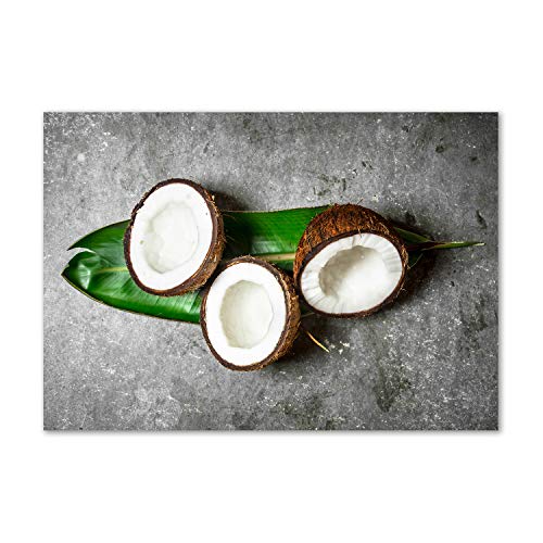 Crédence de cuisine Tulup dosseret fond de hotte verre trempé 100x70cm vert