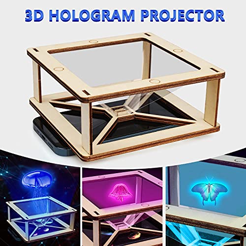 Poraxy 6 in 1 STEM Kits for Kids Age 8-10, Science Building Educational Experiment Projects 8-12, 3D Wooden Puzzles Crafts, Toys for Age 8-13, Gifts for Boys and Girls 6 7 8 9 10 11 12 13 Years Old - Image 2