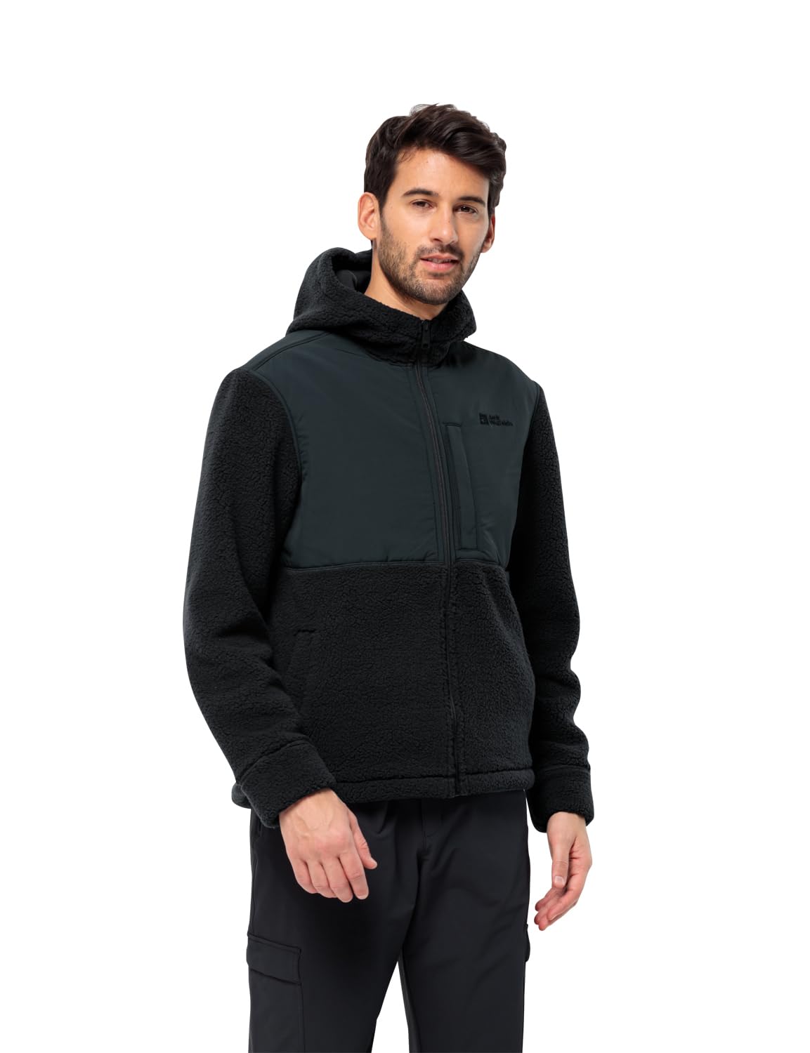 Jack Wolfskin Men's Felslicht Hooded Jacket M Fleece Jacket Night Blue