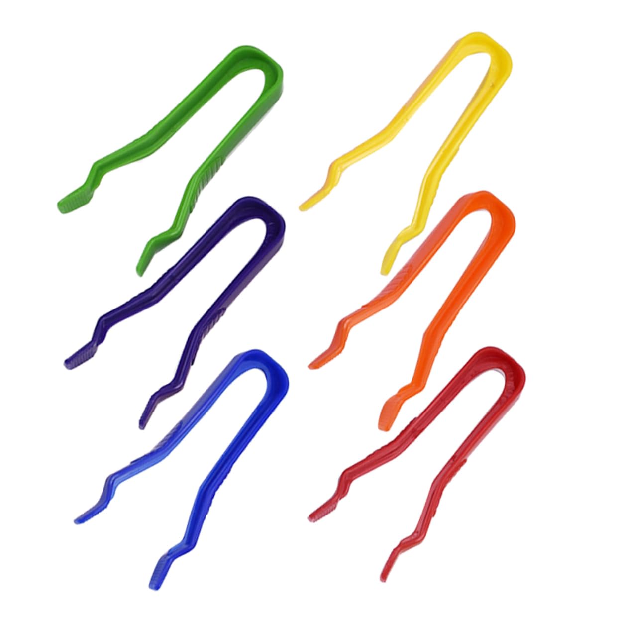 Yardwe 3 Series Pinzas De Plastico Mini Ceja Rosario Material Elaboración Pinos Punteo Talón Con Para Pinzas De Primeros Auxilios Alfiler Páginas 6 Piezas*3