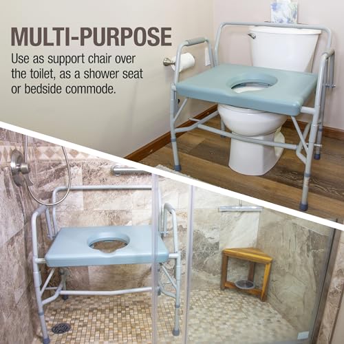 Dmi 802-1204-0300 Drop Arm Portable Toilet Commode thumb #1
