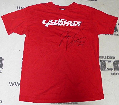 Ryan Bader Signed UFC The Ultimate Fighter 8 Fight Worn Used Shirt BAS COA Auto - Autographed UFC Miscellaneous Products