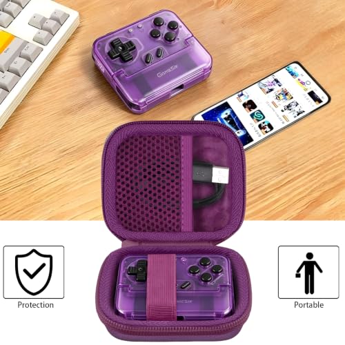 Image of Aenllosi Case for GameSir Pocket Taco Vertical Controller | Purple, EVA hard shell, Water-resistan, Dust-resistant design, climbing buckle, Phone Controller Organizer (Case Only)