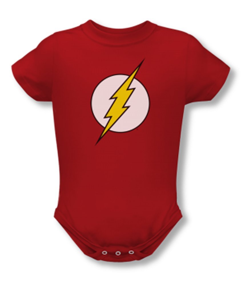DC Comics The Flash Logo Creeper Romper Onesie