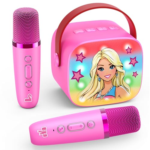 Dislocati Regalo Niña 3-12 Años, Princesa Karaoke Niña con Microfono Bluetooth Infantil Juguetes Niña 3-12 Años Micrófono Inalámbrico Bluetooth para Cantar Juegos Microphone Infantiles