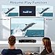 Kompakter DVD-Player mit Scart-Anschluss, Regionenfreier HD-DVD-CD-Player 1080P mit HDMI-Ausgang AV-Ausgang, Integriertem PAL NTSC-TV-System, Unterstützt MIC-Eingang, USB-Eingang (DVD-170 mit Scart)