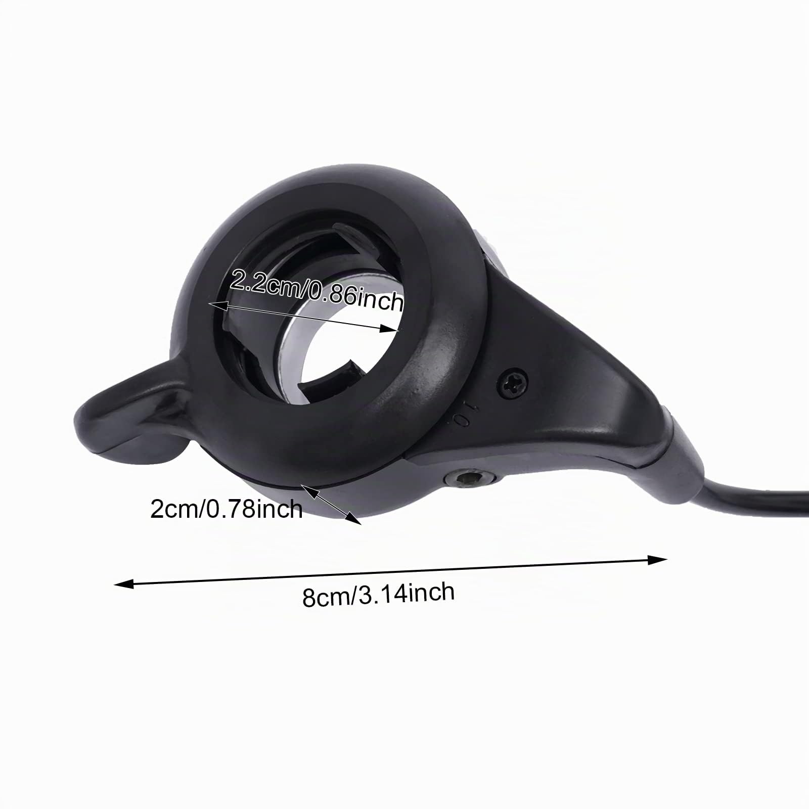 Kit de conversion de vélo électrique 24" 36 V 500 W avec 5 vitesses et régulateur de vitesse, moteur sans balais, vitesse maximale de 30 à 35 km/h, pour freins en V, freins à disque