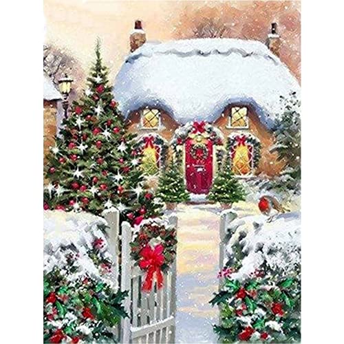DIY 5D diamant peinture par numéro cadeau idéal broderie paysage neige