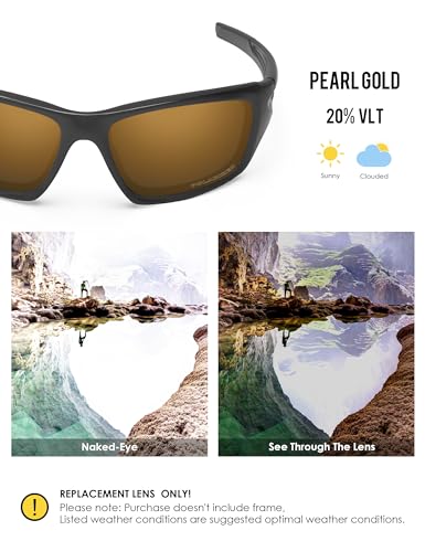 Image of BLAZERBUCK Polarized Replacement Lenses for Oakley Valve New 2014 OO9236 Sunglass