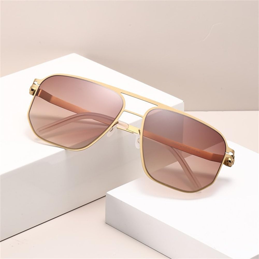 Gafas de sol polarizadas de moda 2025, gafas de sol para conducir y viajar, gafas de montura grande, gafas de sol UV400 para hombres y mujeres.
