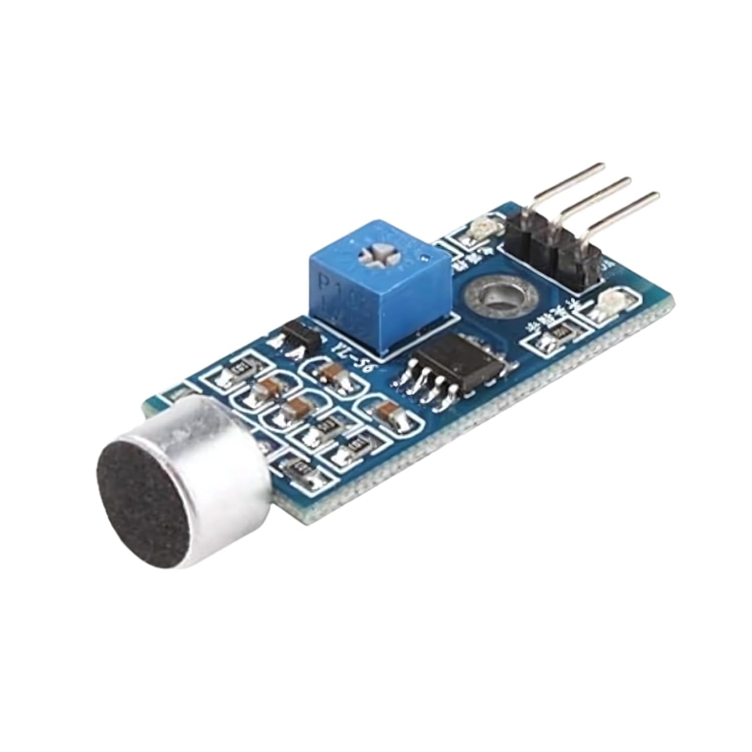 ROBOMALLS™ Sound Detection Sensor Module, 3-Pin Interface, Microphone Module with Sensitivity Adjustment.