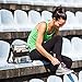 Gonex Clear Crossbody Tote Bag, NFL Stadium Approved PVC Transparent Messenger Shoulder Bag, See Through Bag for Women Black