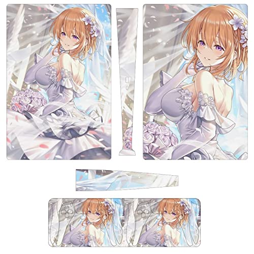 PS5 XLV[  RRA PS5 Sticker fW^ PlayStation 5 XLV[ یJo[ { Rg[[ XLtB Jo[ XebJ[ ho h~ یV[ Sʕی vCXe[V 5 ʑΉ