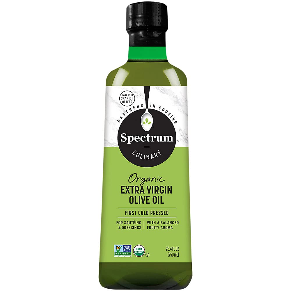 Spectrum Organic Olive Oil, Unrefined Extra Virgin, 25.4 Ounce