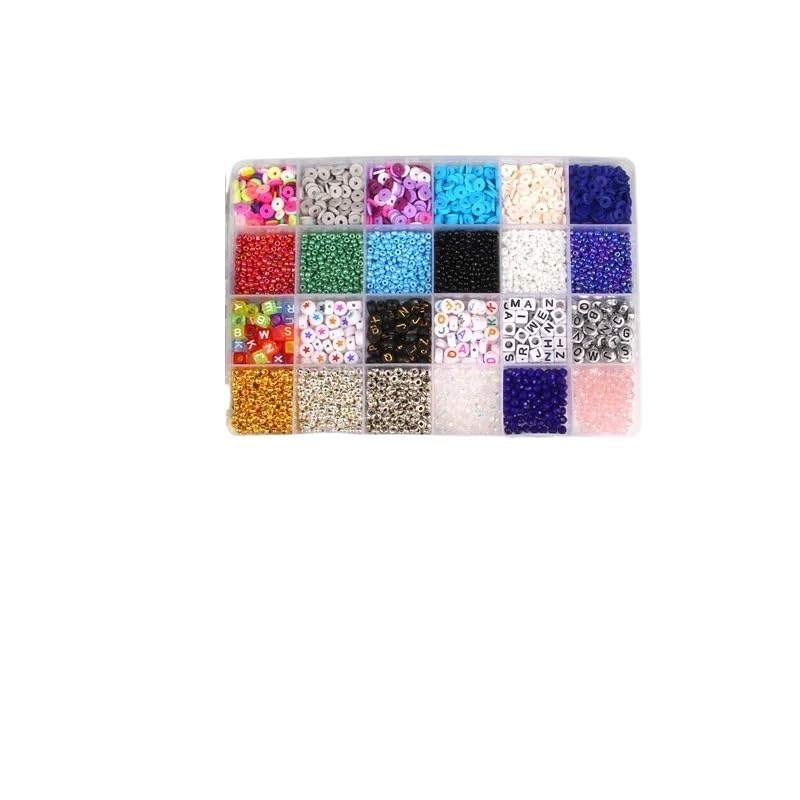Abalorios Para Hacer Pulseras Kit de cuentas, arcilla, espaciador letras, abalorios, pulsera, collar, for fabricación joyas(NO.1)