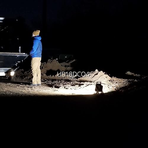 Miniatura 7 de Metabo HPT Luz de trabajo MultiVolt de 18 V  Inalámbrica  LED de 4000 lúmenes  Solo herramienta - Sin batería  Clasificación IP65  138 grados de