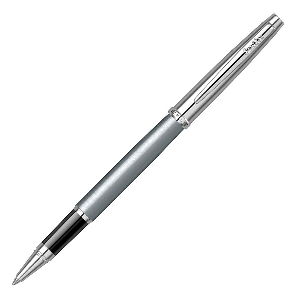 Scrikss Metropolis 800 Roller Kalem Yarı Krom Gri