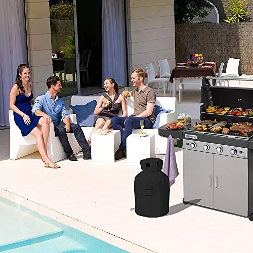 Linkool-Upgrade-20-lbs-Propane-Tank-CoverBlackHides-Often-UglyRustyDirty-Tank-CylinderAll-Weather-Protection