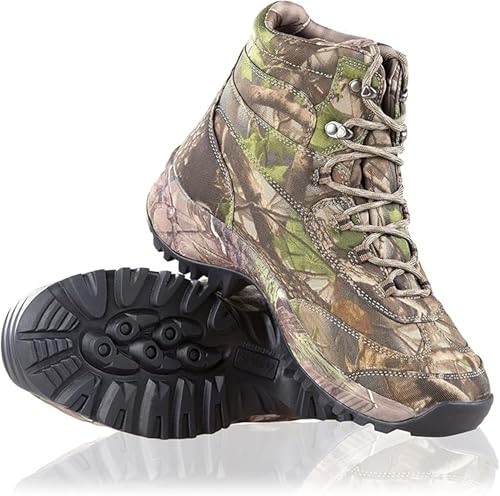 Impermeable, Antideslizante Camuflaje Zapatos De Senderismo Para Hombres, Ligeras Y Resistentes Botas Tácticas Al Aire Libre, camuflaje, 42 EU