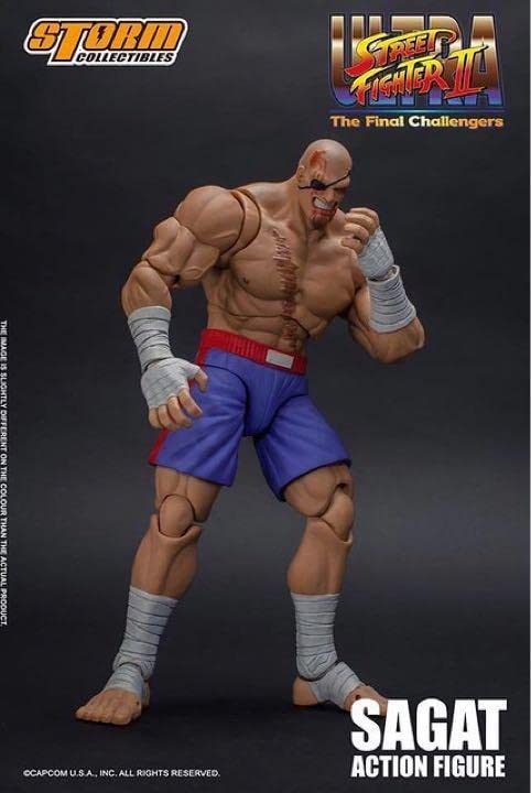 Storm CollectiblesストリートファイターII サガット 1/12 Amazon.co.jp: Storm CollectiblesストリートファイターII サガット 1