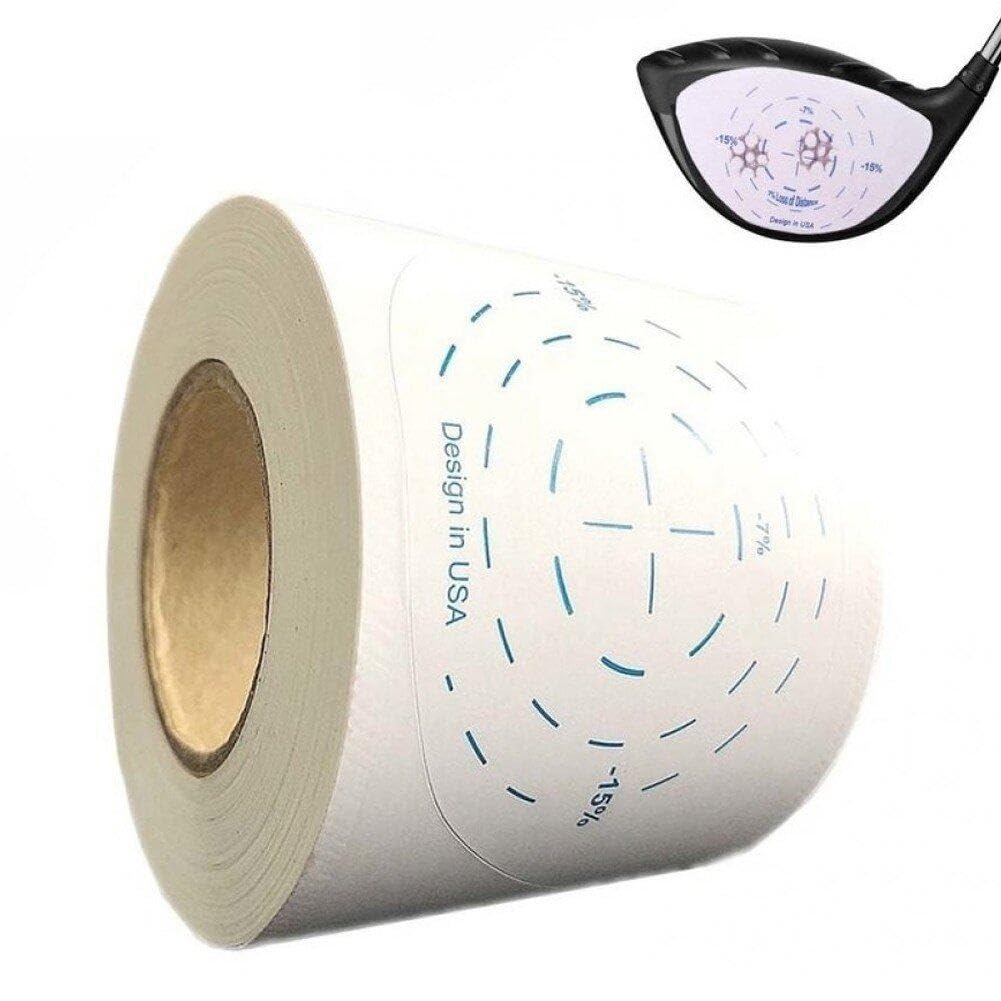 BemvpGolf Club Impact Tape Labels 200pcs/roll Professional Golf Swing Sticker Golf Training Target Tape for Improving Ball Striking