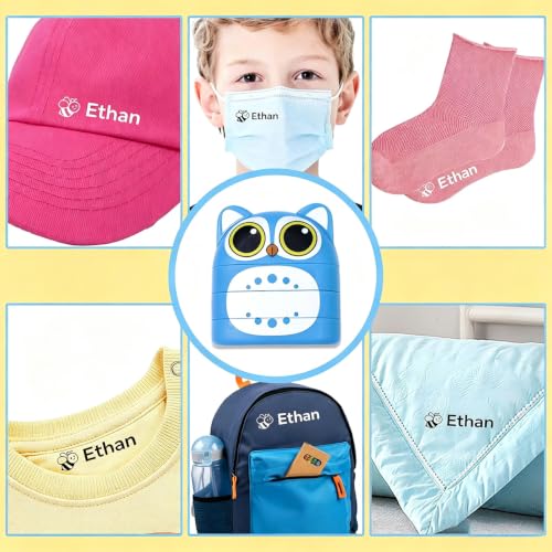 Name Stamp for Clothing Kids Waterproof, Personalized Custom Clothes Stamp view 3