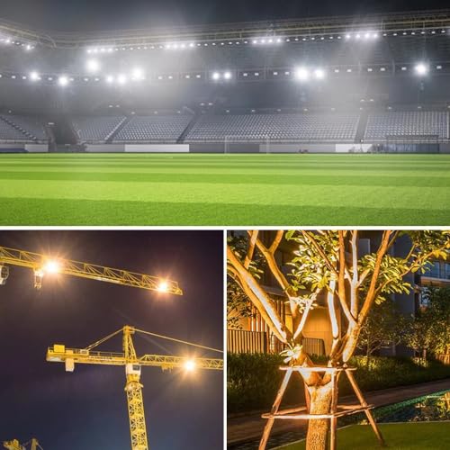 Lámpara cuadrada Villa foco LED 400W impermeable luz de inundación exterior iluminación edificio 4
