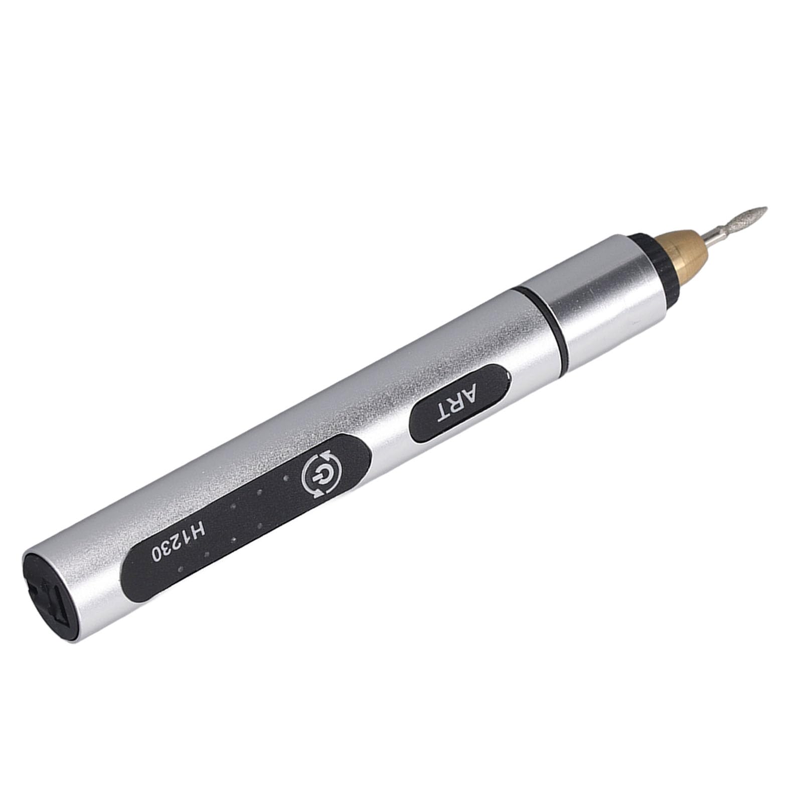Mini Stift, Wiederaufladbare CW CCW 3 Geschwindigkeit Elektrische CCW -Batteriewerkzeug H 0 Reversibl Mahlung in S für CWCCW Utensilpolicin Re -Ble -Engravin Miniatur -Gerade -Schleifen