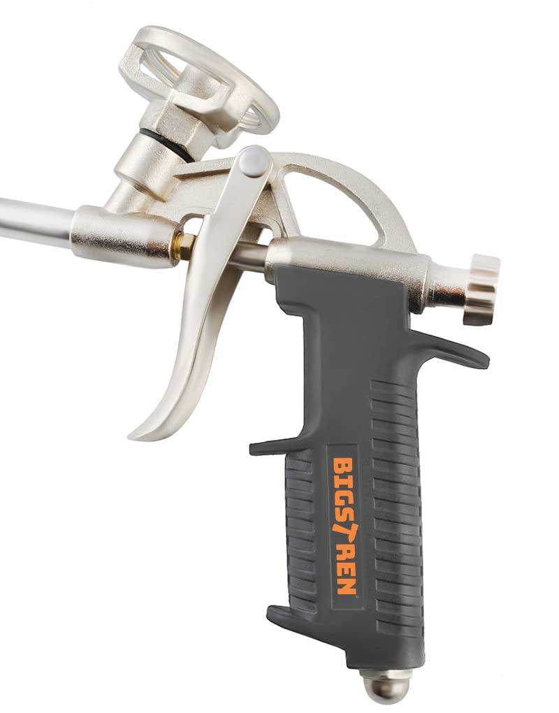 ISO Trade Pistola in Schiuma da Costruzione, dosabile, Corpo in Metallo, Manico in plastica, Leggera, Pratica 010