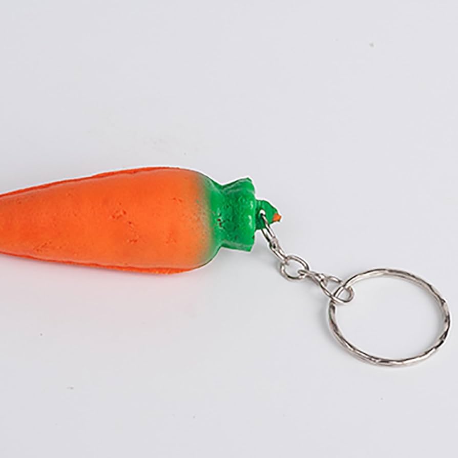 Amazon | BFLCTTBD 8個 にんじんキーホルダー 野菜キーホルダー