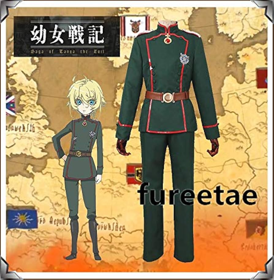 Amazon.co.jp: 幼女戦記 ターニャ・デグレチャフ コスプレ衣装+帽+wig