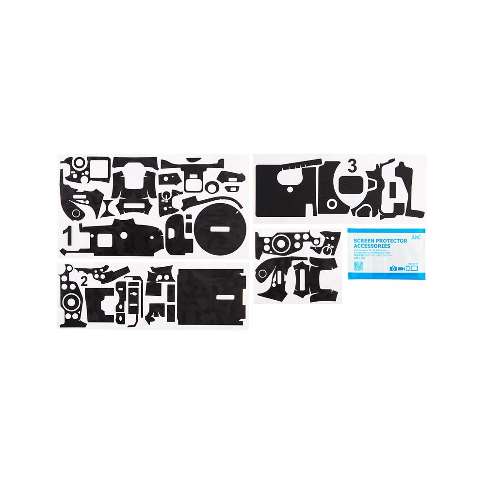 KIWIFOTOS Film De Protection Autocollant En Fibre De Carbone Pour Appareil Photo Canon EOS R5, 3M Anti-rayures