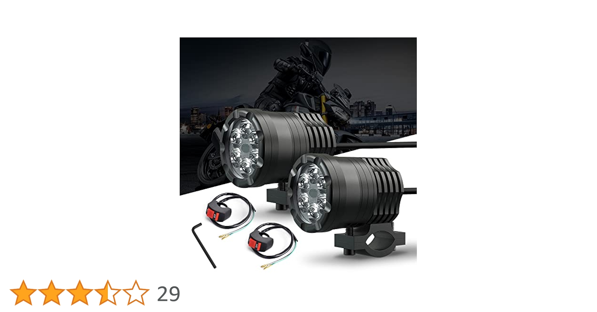 【ボルトオン　ワンオフ加工済】GPz750F LED　プロジェクターライト Amazon | GZRUICA バイク LED フォグランプ 補助灯 スポット