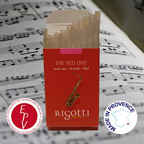 Rigotti RG.CST Gold Classic Tenor Saxophone Reeds - 2.5 Medium (10-pack)