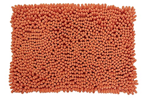 La Mejor Lista de Tapete shaggy los 5 mejores. 46 TAPETE DE BAÑO DIB Shaggy Coral Rosa 40X60 CM