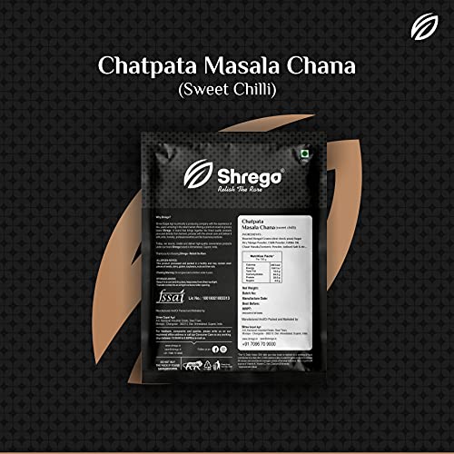 Image of SHREGO Chatpata Masala Roasted Bhuna Chana, Sweet Chilli, Snacks & Namkeen (300 Gm)