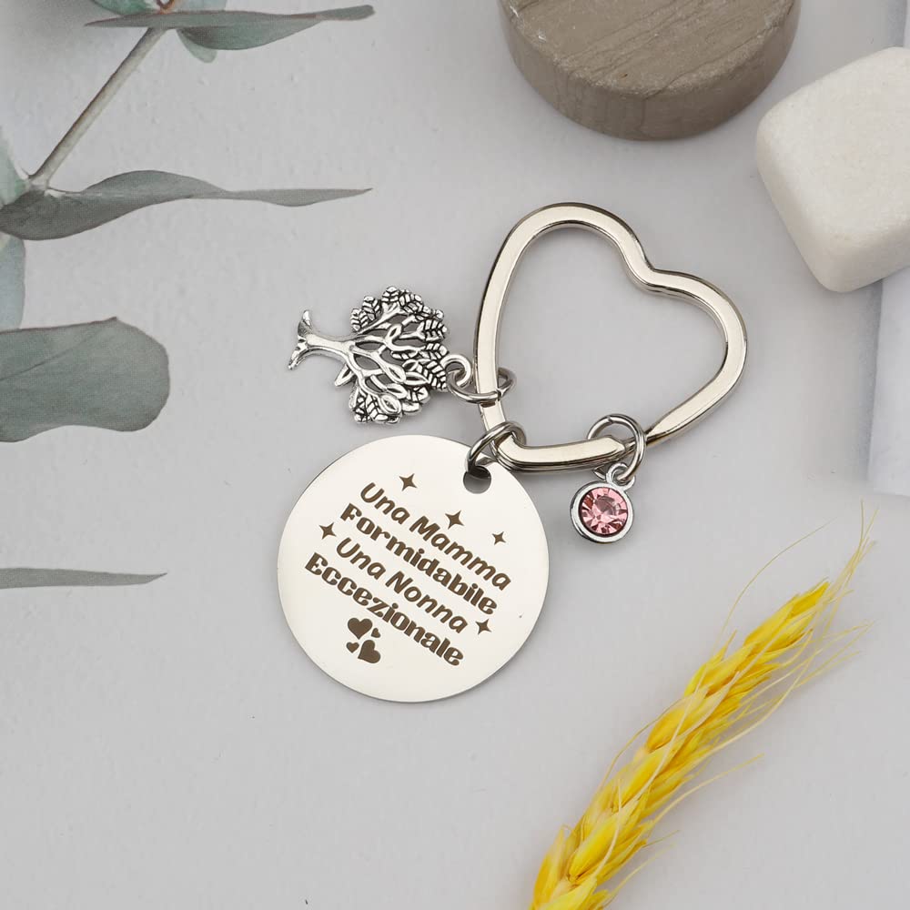 Portachiavi Nonna Regalo Nonna Regali Nonna Compleanno Nonna Idee Regalo, Regalo Nonna Compleanno Regali Nonna Idee Regalo per la Nonna Regalo Festa Della Nonna Regalo Pensione Nonna Personalizzati