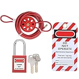 Sécurité polyvalente : notre câble en acier inoxydable de 2 m offre une polyvalence inégalée, répondant efficacement à vos besoins de verrouillage sur différents points d'isolation. Ce câble robuste est destiné à sécuriser les vannes, les poignées de vanne en T et autres équipements mécaniques traditionnellement difficiles à verrouiller. Vous apprécierez à quel point il est simple et efficace pour sécuriser les actifs dans les environnements industriels et industriels.