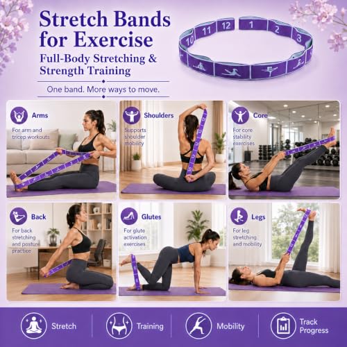Image of Multifunction Pedal Resistance Band with Handle, Stretch Band, Tape Measure | Adjustable 3x30LB Rubber Exercise Bands, Home Gym for Full Body Workout, Abs Core Waist Arm Leg, Pilates and Physical Therapy