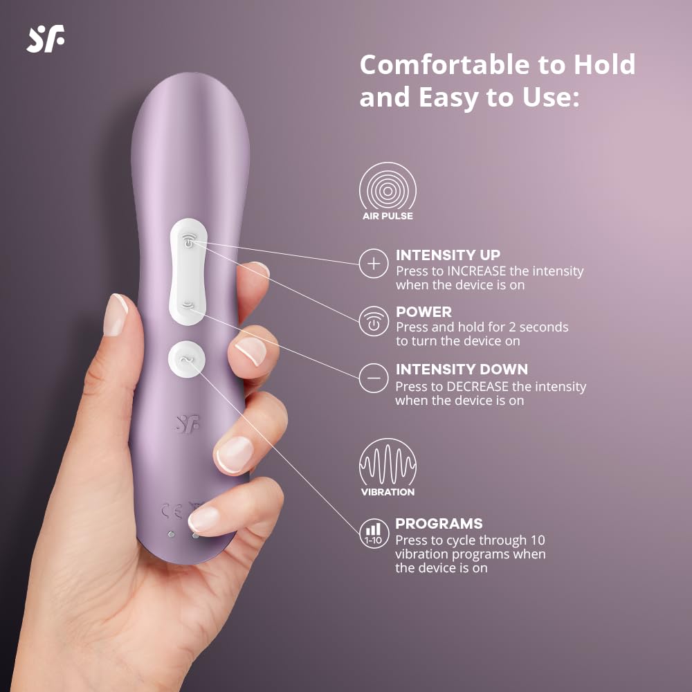 Satisfyer Pro 2 Succionador Clítoris Plus | Vibrador y Estimulador de Clítoris para Mujer | Juguete sexual extremo | Vibrador erótico Ondas de Presión para Ella | Juguetes sexuales